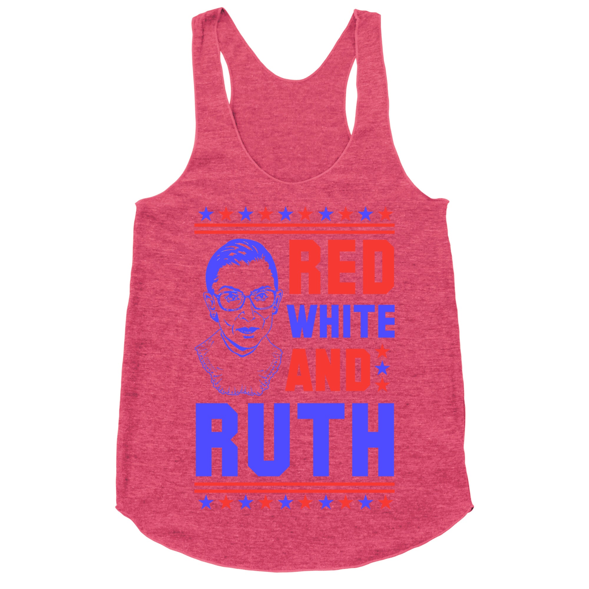 Red White and Ruth Racerback Tank